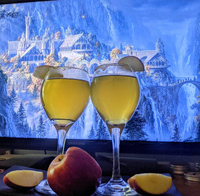 Homemade cider for a hobbit inspired toast - 9GAG