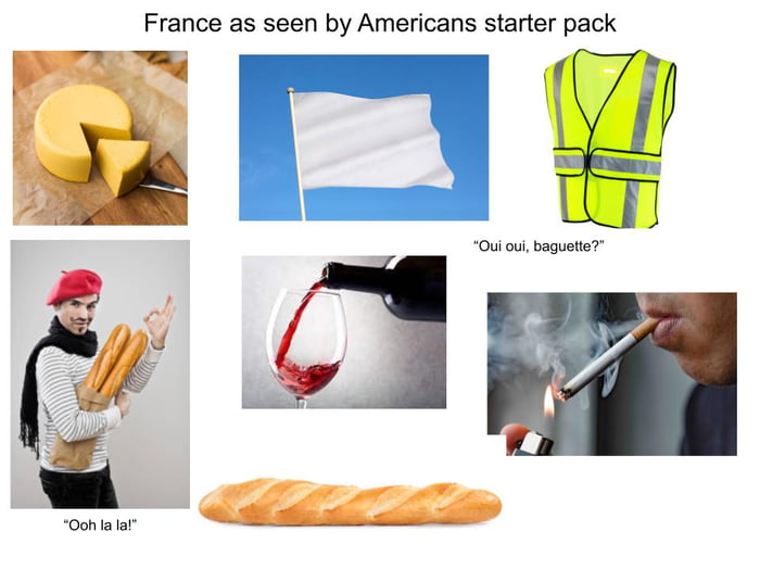 France As Seen By Americans Starter Pack Gag