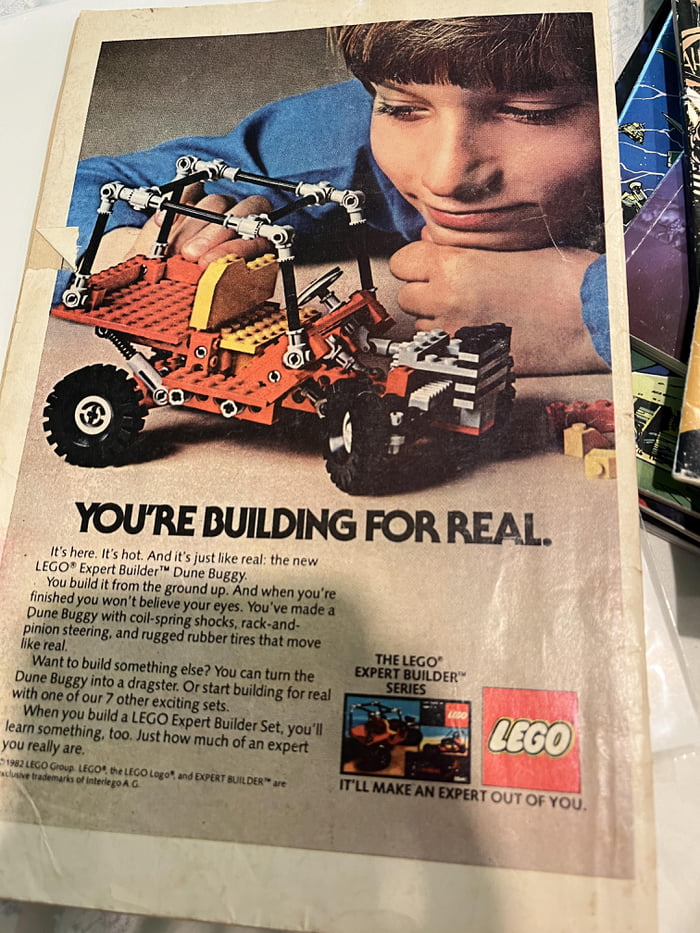 Lego ad from 1982 in a Star Wars comic - 9GAG