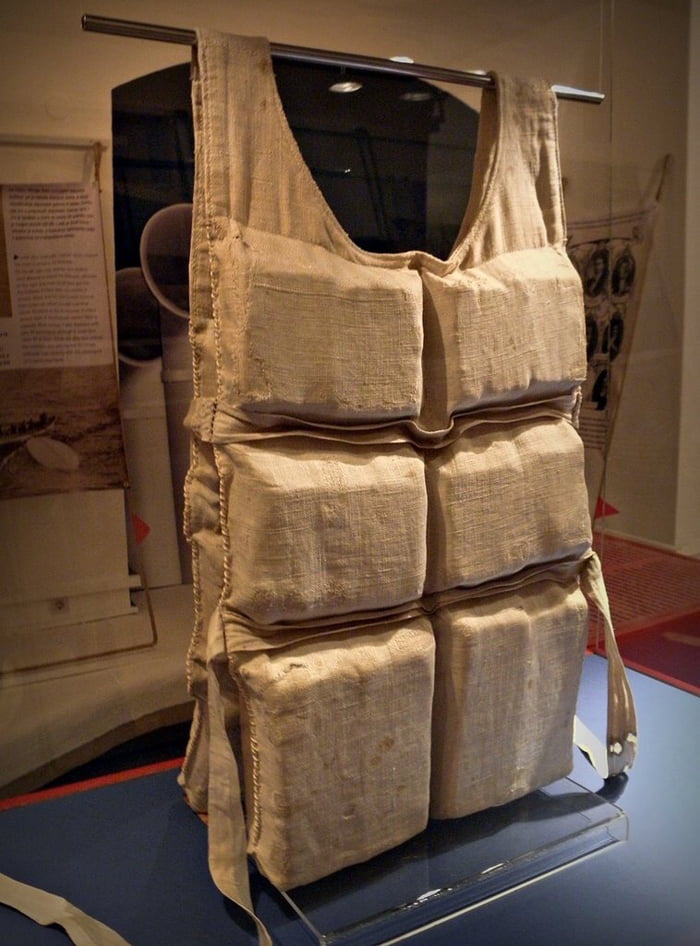 Original life jacket from Titanic, 1/5 in the world and only one in