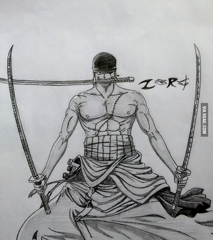 Roronoa zoro sketch - Anime & Manga.