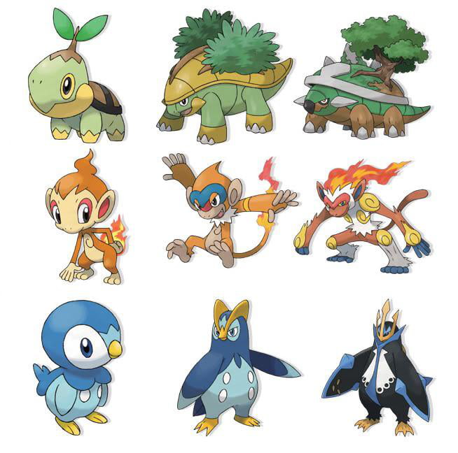 Leaked starter Pokémon for Brilliant Diamond and Shining Pearl and ...