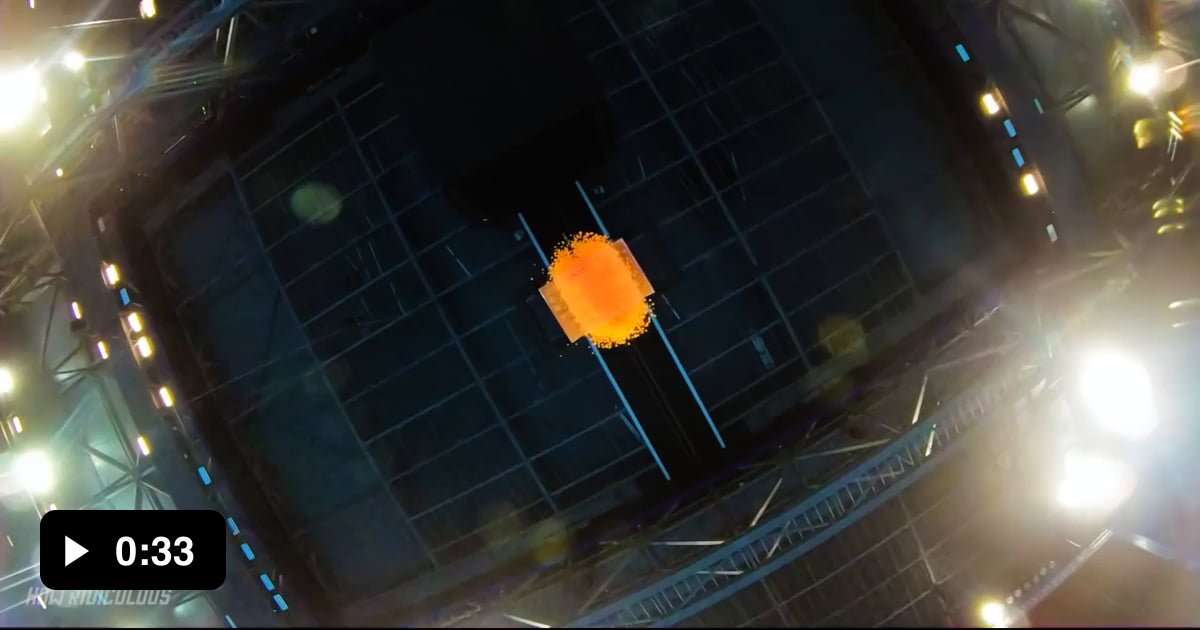 100,000 Ping Pong Balls Captured In Ultra High Speed Being Dropped From