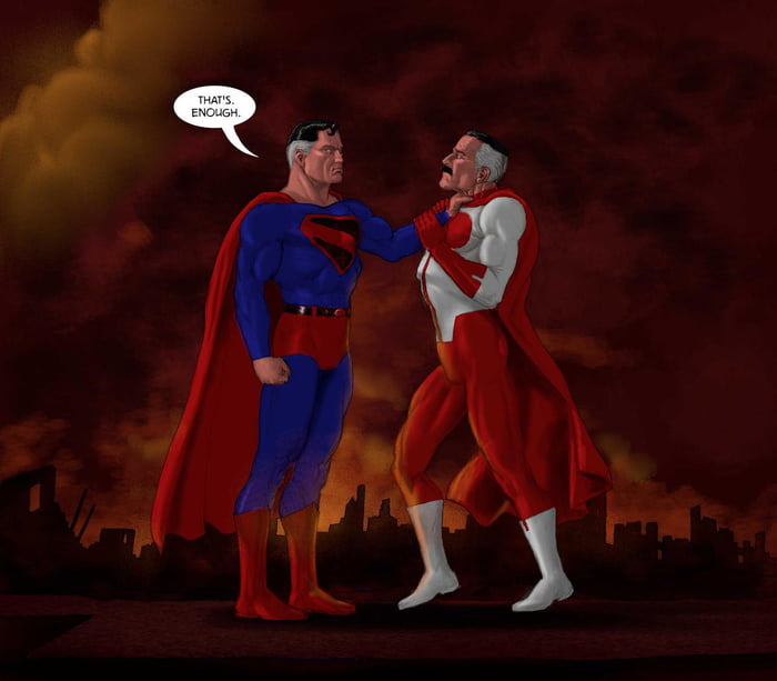 Superman & Captain Marvel meets Supreme & Miracleman (art by Nick-Perks) -  9GAG
