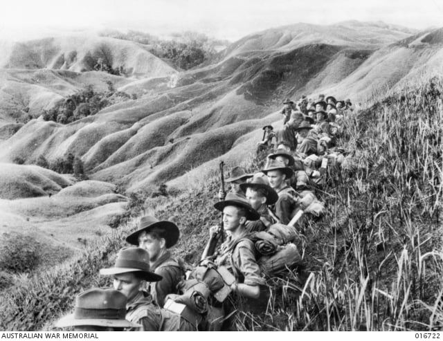 New Guinea Campaign. 23 March 1944. Far Forward In The Finisterre Range ...