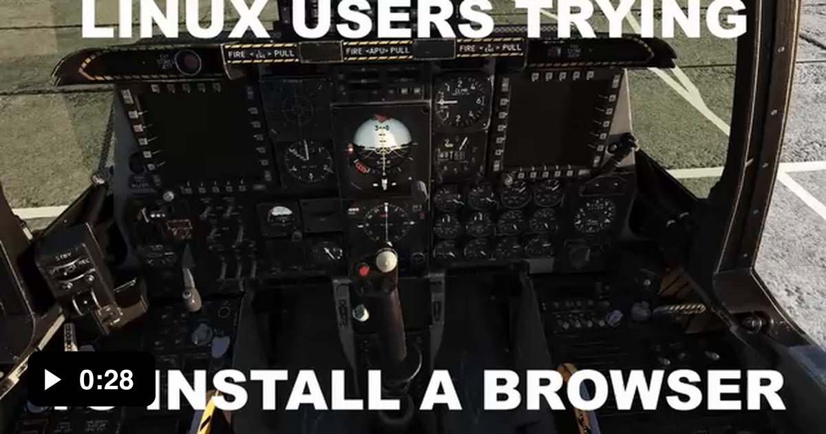 Linux users trying to install a browser - 9GAG