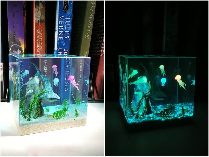 Ocean resin decor - 9GAG