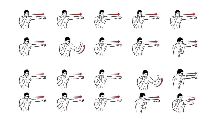 different boxing moves