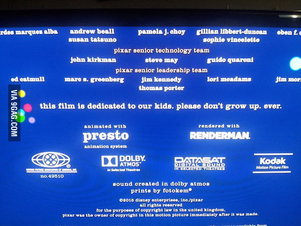 Found on Inside out credits - 9GAG