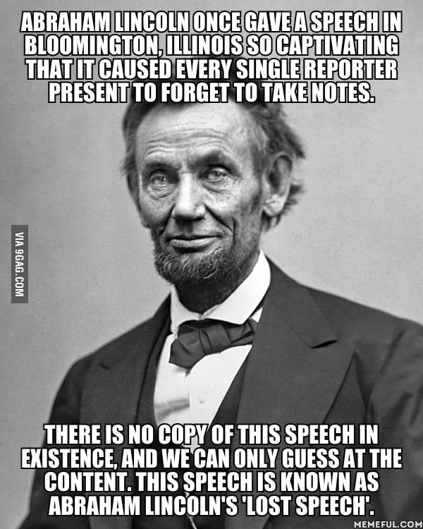 I'd love to know what that speech is about - 9GAG