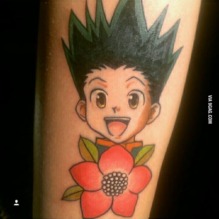 Recently got this tattoo of Gon his transformation throughout the show  turned him into one of my all time favorite anime characters   rHunterXHunter