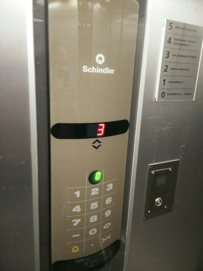 Schindler's lift - 9GAG