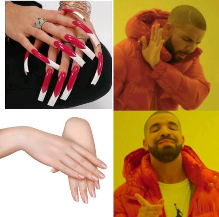 Ladies long nails aren't attractive 9GAG