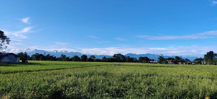 Plain land - hills - mountains Lush greenery to snow capped mountains ...