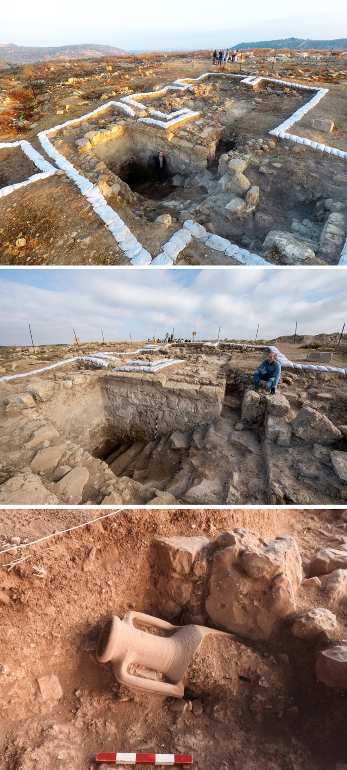 Rare excavation recently conducted near an abandoned Jordanian outpost ...
