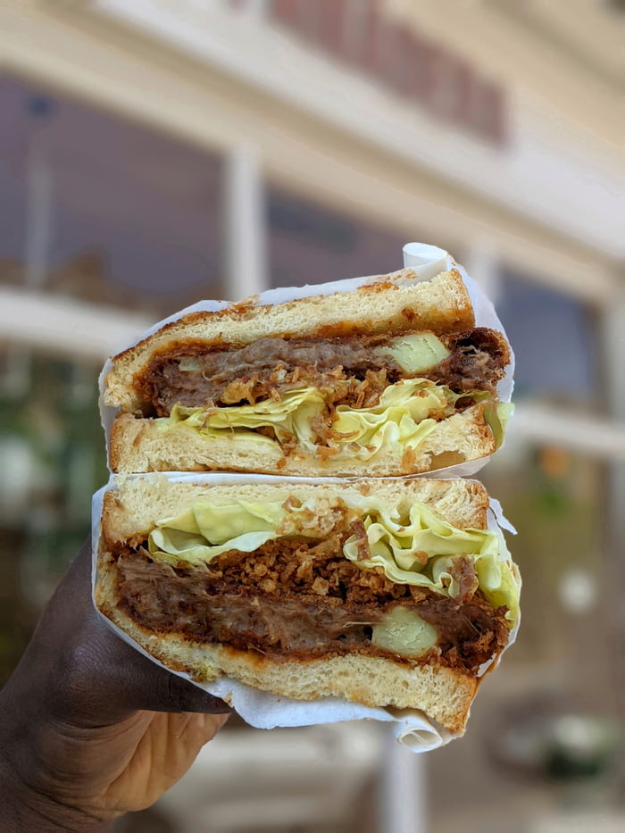 Filipino Corn Beef Hash Sandwich with Pandesal and Crispy Fried Garlic