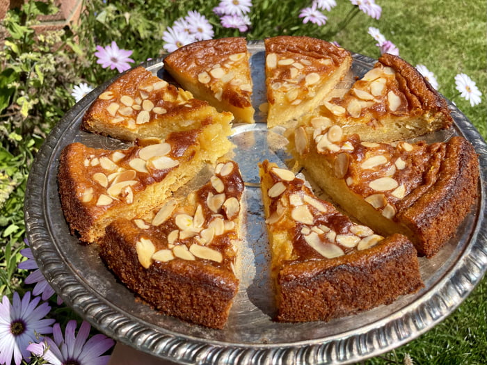 Honey cake soaked in orange blossom honey syrup 9GAG