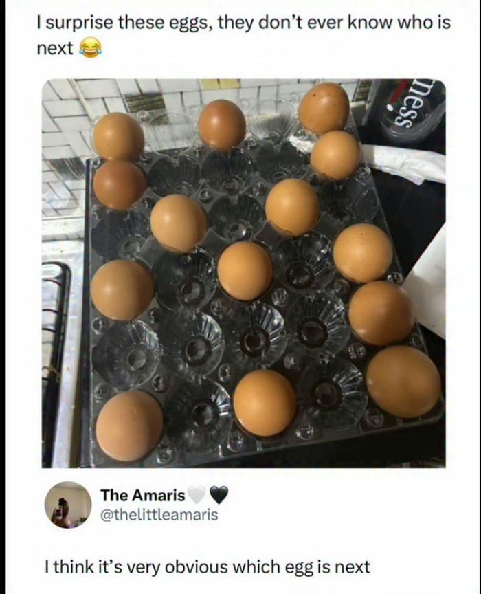 When eggs take turns like it's a game show - 9GAG