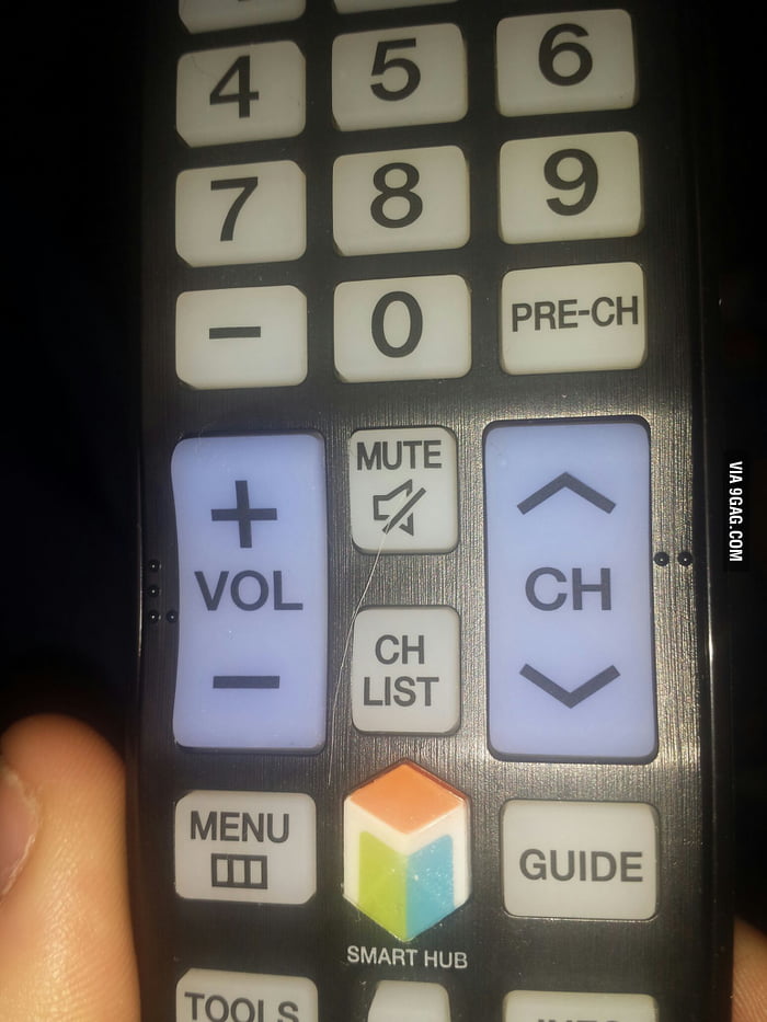 So I'm kinda confused about braille on a TV remote. 9GAG