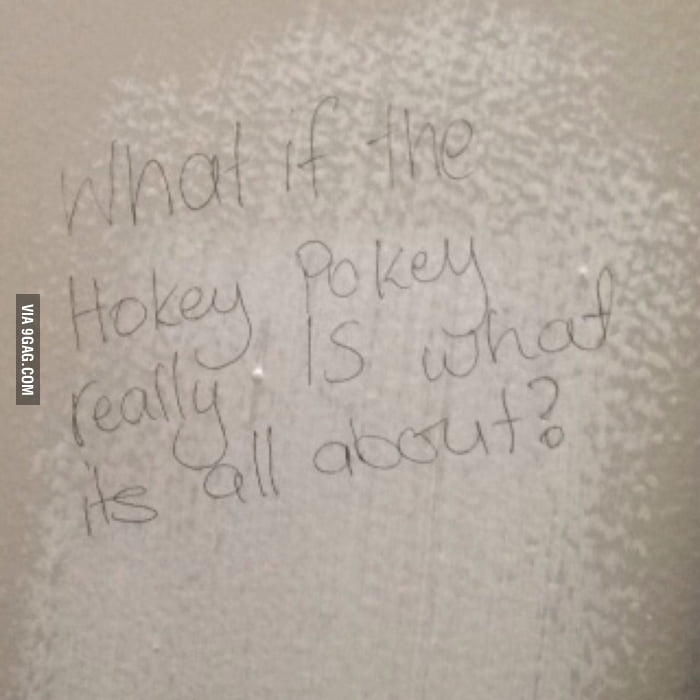 Best toilet graffiti I've ever seen. 9GAG