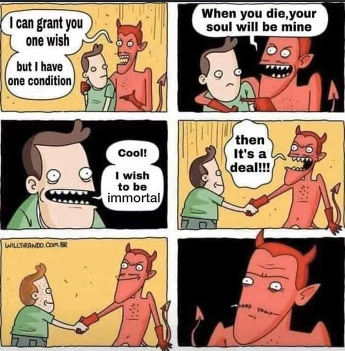 I Made A Deal With The Devil U just made a deal with a devil :3 - 9GAG