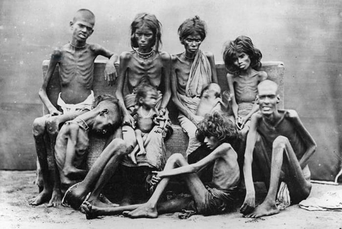 Victims of madras(india) famine photo by Willoughby Wallace Hooper, a ...