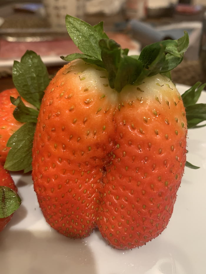 Sexy Strawberry Butt Gag