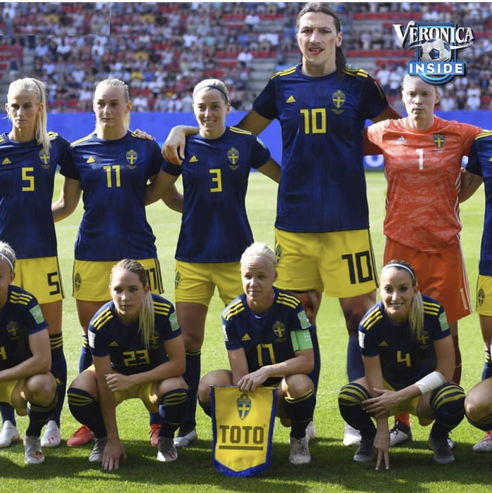 Surprise at the Swedish women football team - 9GAG