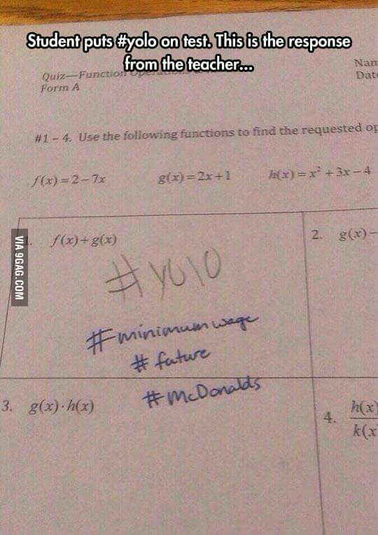 Dat response. - 9GAG