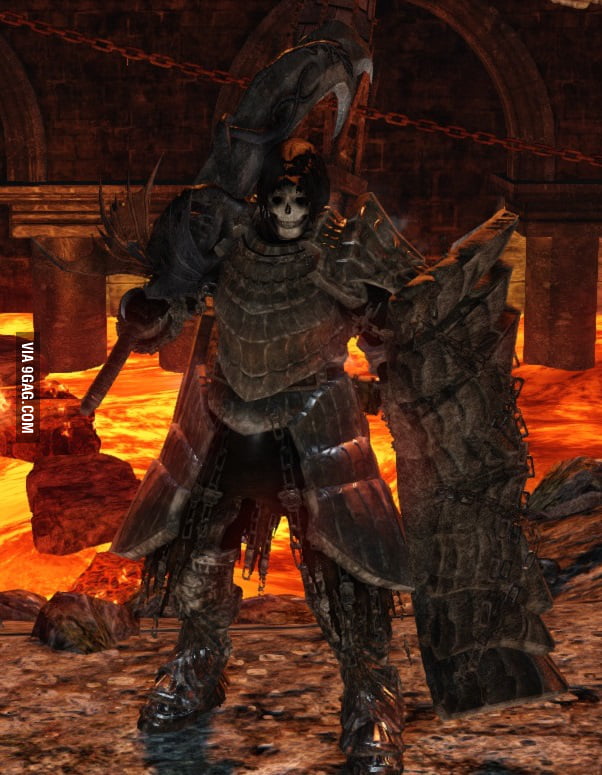 So I finished Dark Souls II and this is my character... - 9GAG