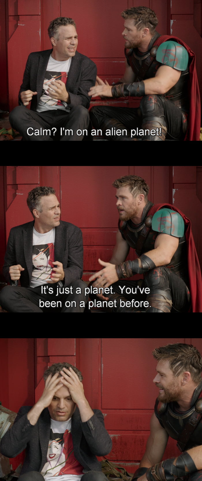 Thor Ragnarok: One of the infinite jokes/quotes. One of my favorite. - 9GAG
