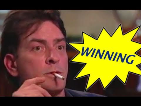 Remember Back In The Day When Charlie Sheen Was Winning Gag