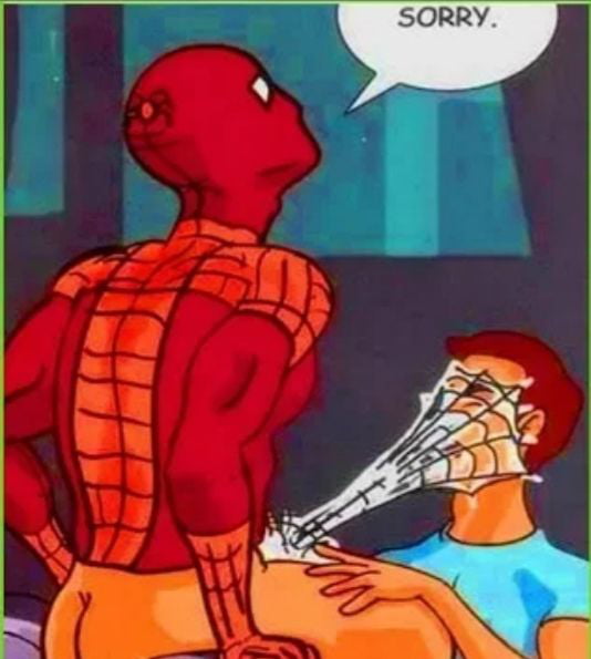 Who knew spiderman was GAY - Funny.