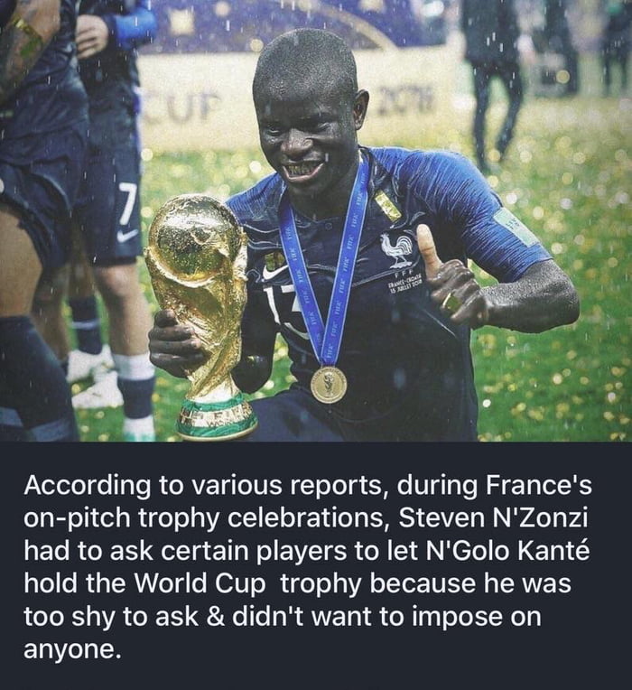 N’golo Kanté is the real MVP - 9GAG