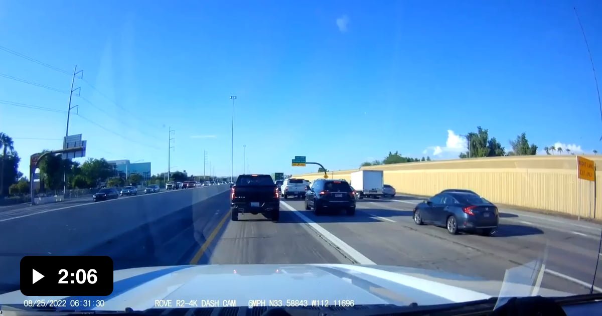 What happens when a single occupant vehicle uses the emergency lane to pass a car in the HOV