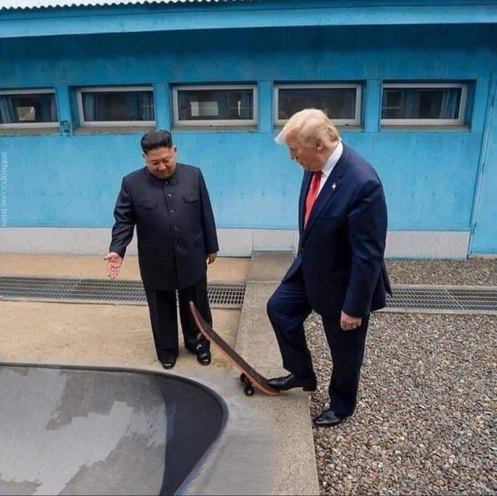 Kim Jong Un Teaches Trump Flip Gag