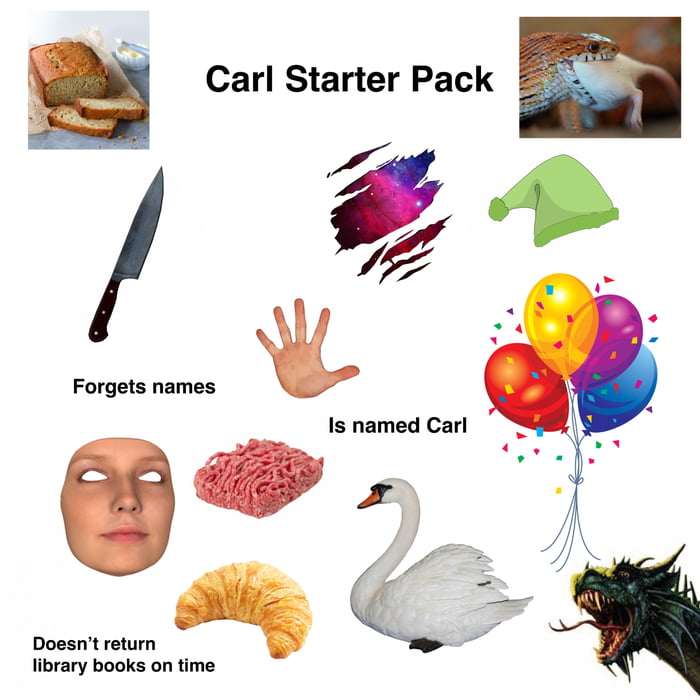 Carl Starter Pack - 9GAG