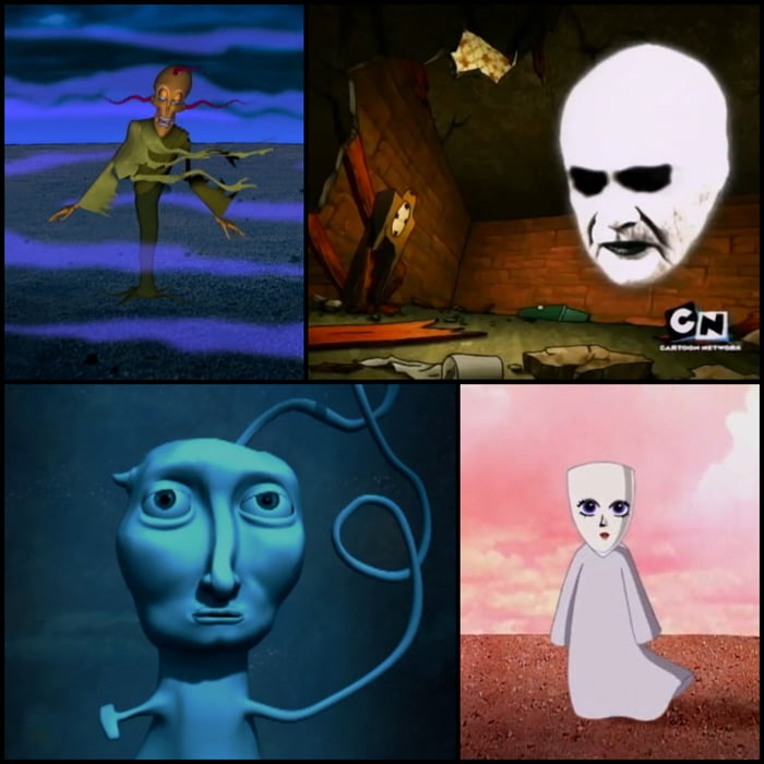 These scenes from the kids show Courage the Cowardly Dog - 9GAG