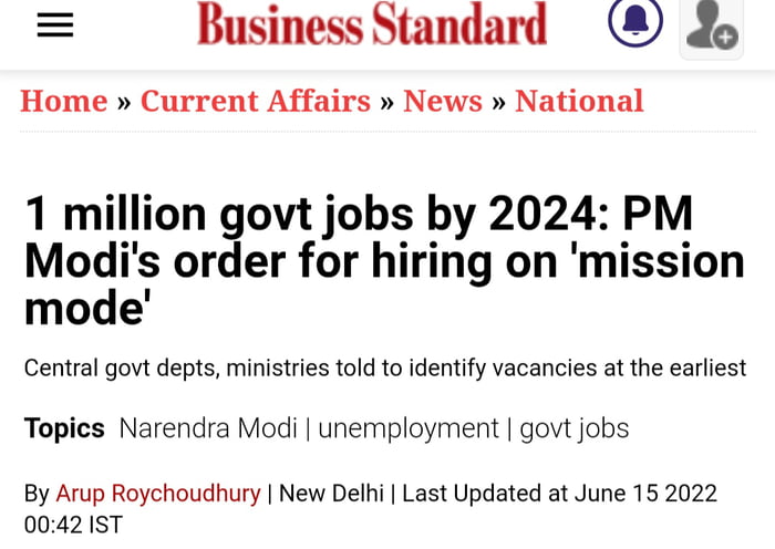 A Govt Job Is A Low Pay Lowest DA Compared To Inflation One Where