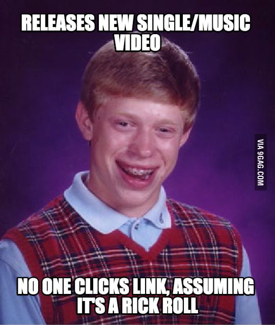 Bad Luck Rick Astley - 9GAG