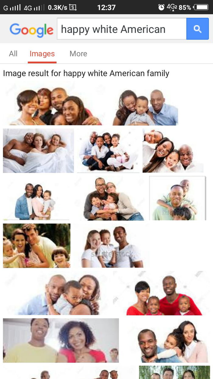So Someone On Another Post Said To Search For Happy White American Family So I Did Go Home Google You Are Drunk 9gag