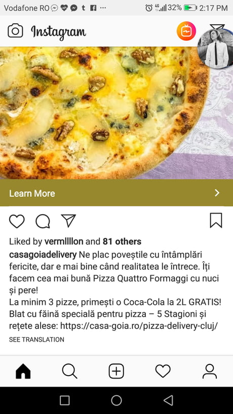 Guys In Romania We Have Nuts And Pears On Pizza Apparently 9gag