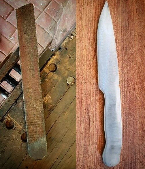 Making a Knife from an Old File 