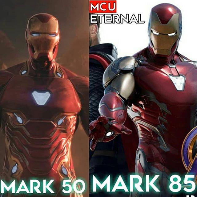 iron man mark 85 vs 50
