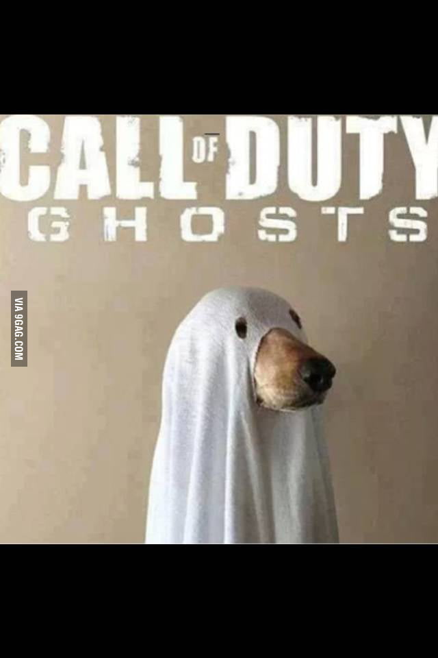 My Reaction to CoD: Ghosts was, There's gonna be Dogs&Ghosts - 9GAG