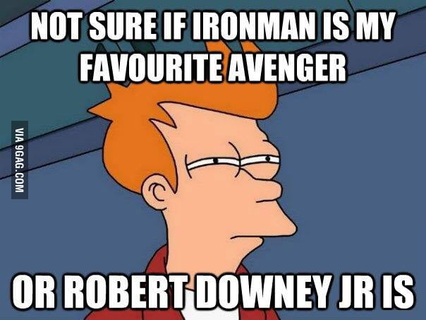 Robert Downey Jr just uploaded this. - 9GAG