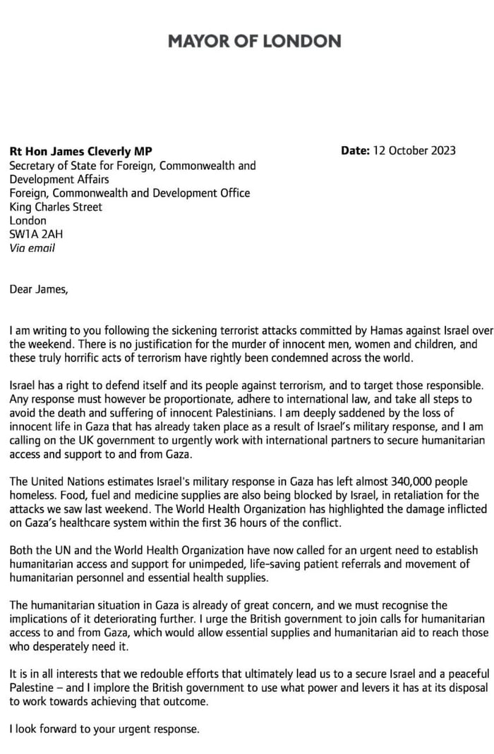 Mayor Of London s Letter To An MP 9GAG mayor-of-london-s-letter-to-an-mp-9gag