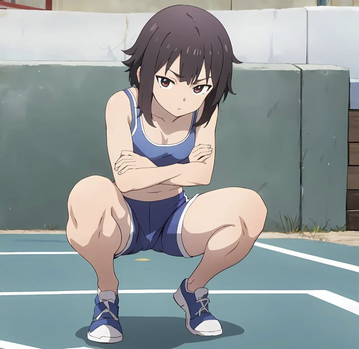 Megumin Never Skipped Legs Day 9GAG