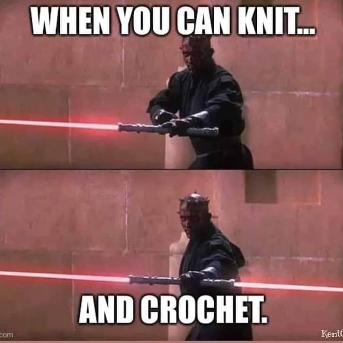 Crochet is the only fabric that cannot be made with machines. 9GAG