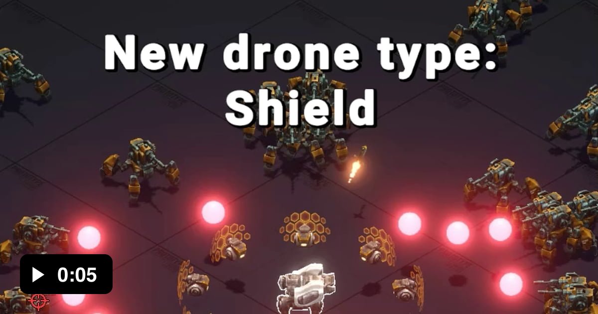 Day 169: There is now a type of drone that blocks projectiles. What do